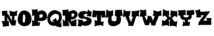 Le Cow-Boy Ivre Font UPPERCASE