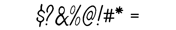 Le Jardin Secret Font OTHER CHARS