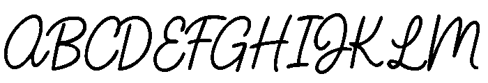 Le Jardin Secret Font UPPERCASE