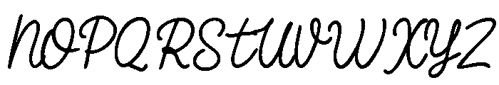 Le Jardin Secret Font UPPERCASE