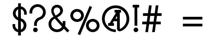 Le Super Serif SemiBold Font OTHER CHARS