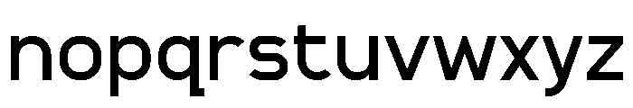 Leadgen Regular Font LOWERCASE