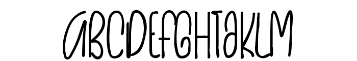 LeaffusE Demo Font UPPERCASE