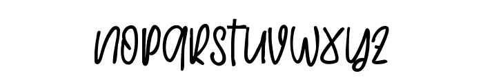 LeaffusE Demo Font LOWERCASE