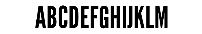 LeagueGothic-Regular Font UPPERCASE