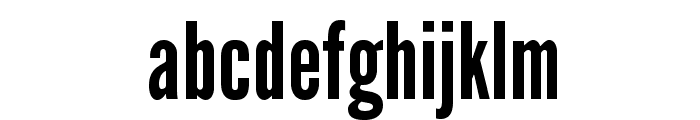 LeagueGothic Font LOWERCASE