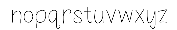 Leaning on Everlasting Arms Font LOWERCASE