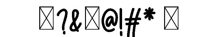 Learn To Write Font OTHER CHARS