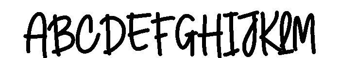 Learn To Write Font UPPERCASE