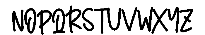 Learn To Write Font UPPERCASE
