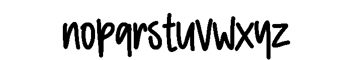 Learn To Write Font LOWERCASE