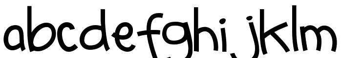 Learn to  Fly Regular Font LOWERCASE