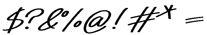 Leather Boots Font OTHER CHARS