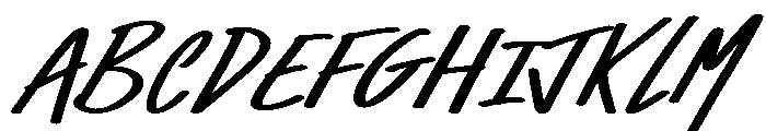 Leather Boots Font UPPERCASE