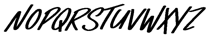 Leather Boots Font LOWERCASE