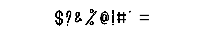 Leather3 Font OTHER CHARS