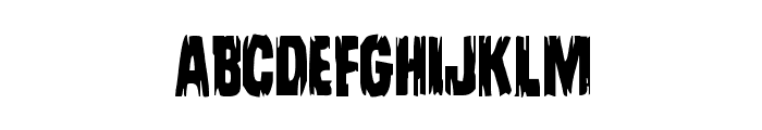 Leatherface Condensed Font LOWERCASE