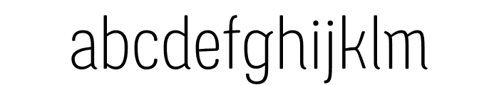 Ledare ExtraLight PERSONAL USE ONLY Font LOWERCASE