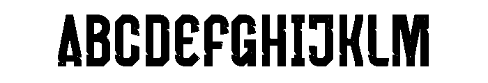 Leeds Personal Use 6 Font UPPERCASE