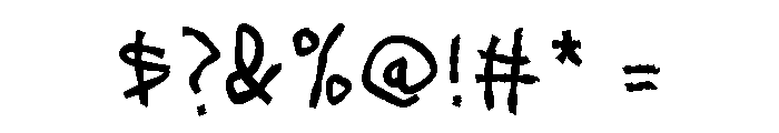 Leftea Font OTHER CHARS