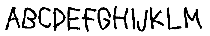 Leftea Font UPPERCASE