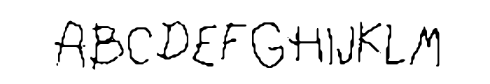 Lefty Monster Font UPPERCASE