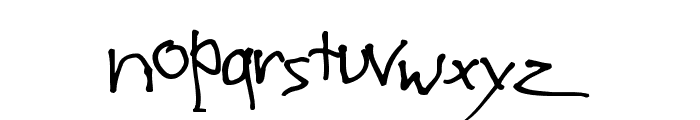 Lefty Normal Font LOWERCASE