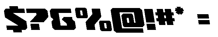 Legacy Cyborg 2 Semi-Leftalic Font OTHER CHARS