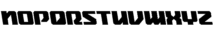 Legacy Cyborg 2 Semi-Leftalic Font LOWERCASE