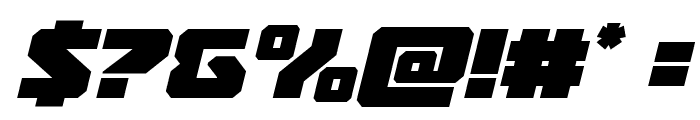Legacy Cyborg Italic Font OTHER CHARS