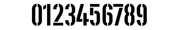 Legal Vandal Stencil Font OTHER CHARS