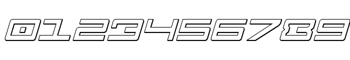 Legion 3D Italic Font OTHER CHARS