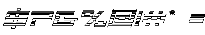 Legion Chrome Italic Font OTHER CHARS