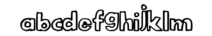 LegitOutline Font LOWERCASE