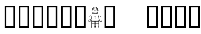 Legothick Font LOWERCASE