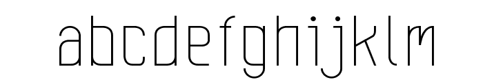Leicht light Font LOWERCASE