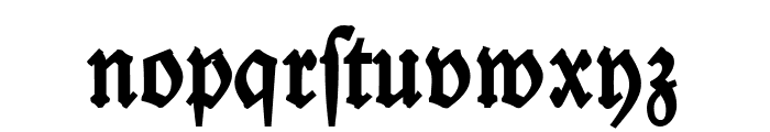 Leipzig Fraktur Bold Font LOWERCASE