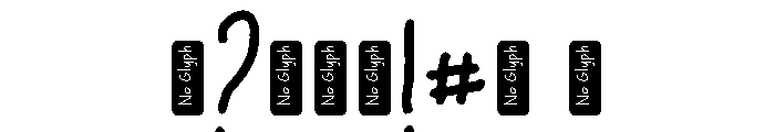 Leisure HF Regular Font OTHER CHARS