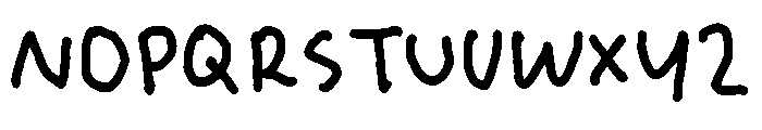 Leisure HF Regular Font UPPERCASE