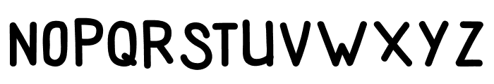 Lele Hand Font UPPERCASE