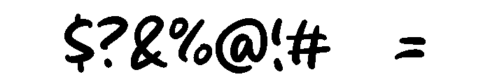 Lemon Rush Font OTHER CHARS