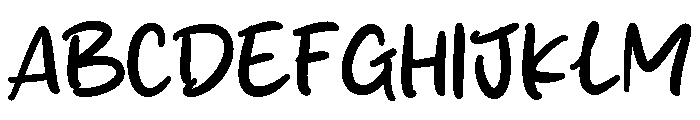 Lemon Rush Font UPPERCASE