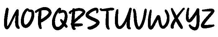 Lemon Rush Font UPPERCASE
