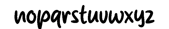 Lemon Rush Font LOWERCASE