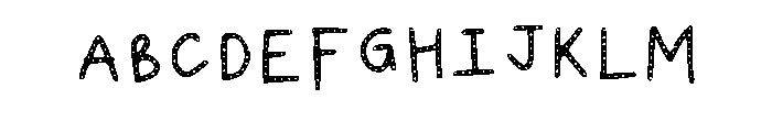 Lenan Dotted Regular Font UPPERCASE