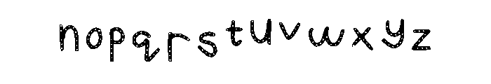 Lenan Dotted Regular Font LOWERCASE