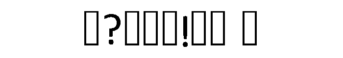 Lengua Senas Colombiana Regular Font OTHER CHARS