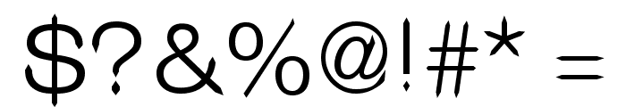 Leo Arrow Sans Serif Font OTHER CHARS