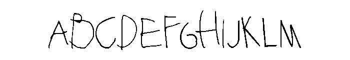 Leo hates school Font UPPERCASE