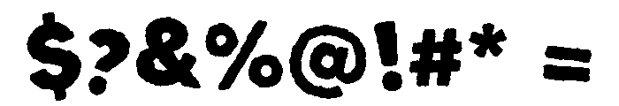 Les Flos Chaos Font OTHER CHARS